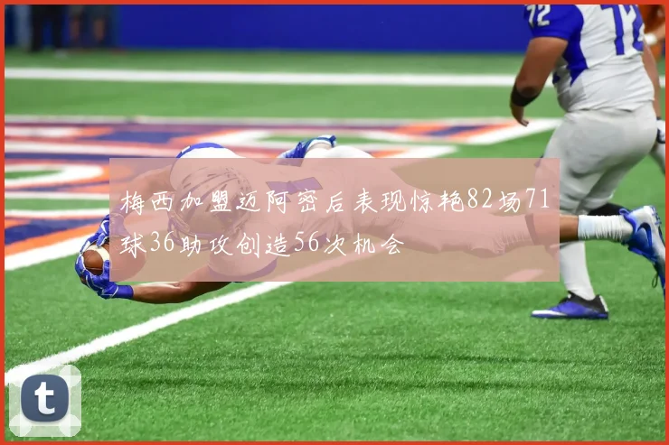 梅西加盟迈阿密后表现惊艳82场71球36助攻创造56次机会